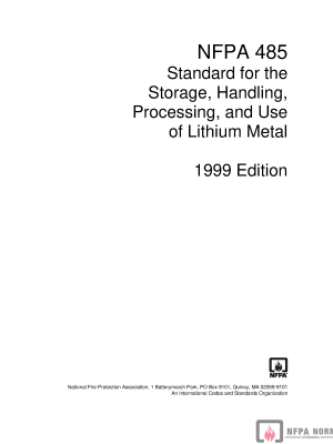 NFPA 485 PDF NFPA 485 PDF